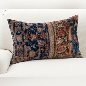 Pottery Barn Amaya Velvet Lumbar Pillow Cover 16x26